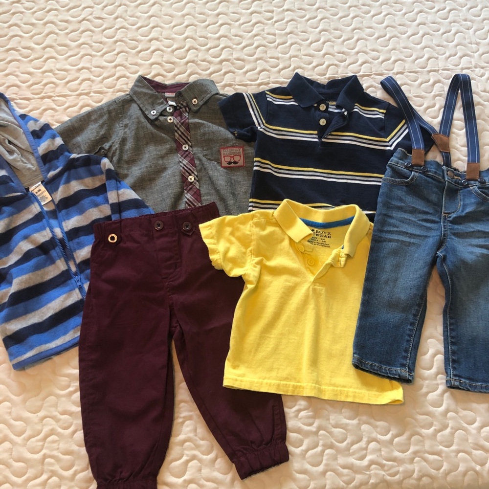 Bundle of 9-12 month baby boy clothes